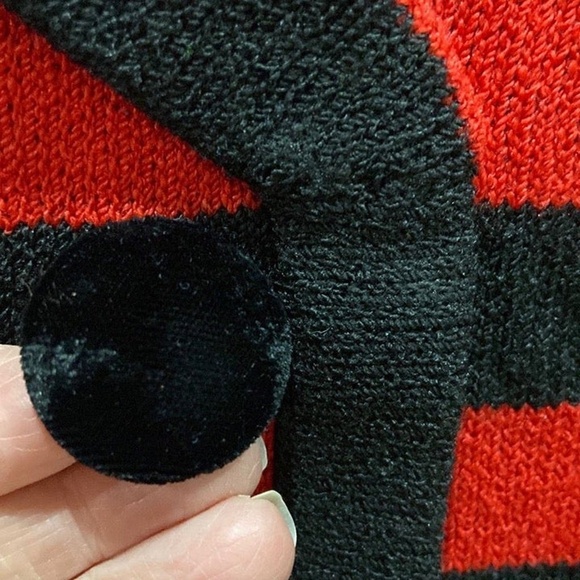 Vintage Size 6 Designer Red Knit Dress VGC - Picture 5 of 5